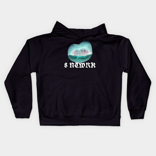 NTWRK MOUTH Kids Hoodie by 8NTWRK